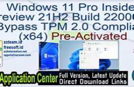 Windows 11 Pro Build 22000.51 x64 (TPM 2.0 Compliant) En-US PreA