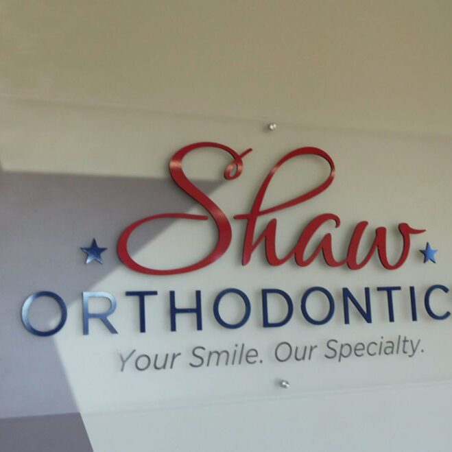 Shaw Orthodontics sign